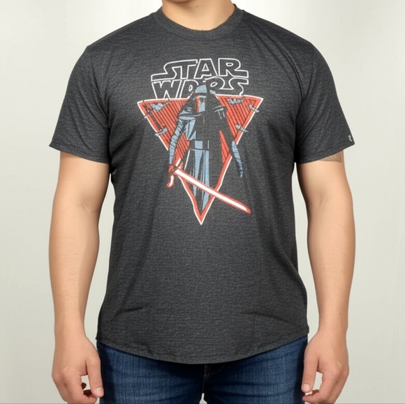 STAR WARS Kylo Ren T-Shirt Movie Saber Graphic Men's 3X Cotton Polyester STRETCH - Picture 1 of 4